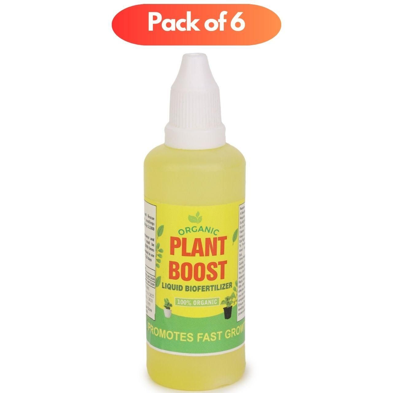 Plant Boost Liquid Biofertilizer for All Crops,Organic (Pack of 6)
