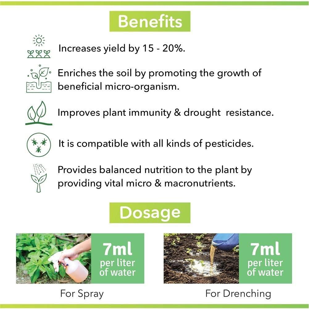 Plant Boost Liquid Biofertilizer for All Crops,Organic (Pack of 3)