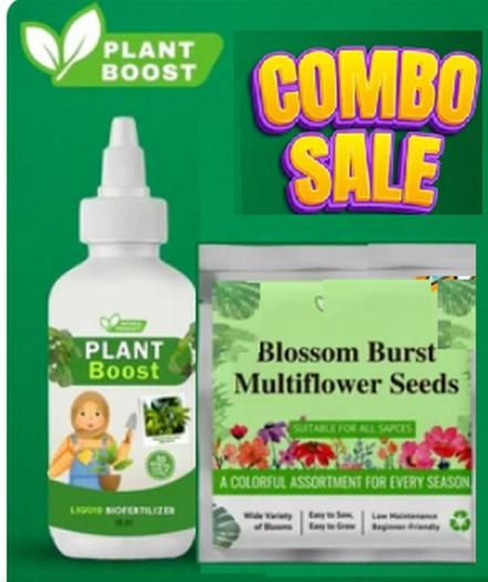 COMBO DEAL PLANT BOOST 3 WITH FLOWER SEEDS PACK OF 2